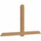Ekena Millwork Eugene Smooth Timber Gable Bracket, Western Red Cedar, 108"W x 58"H x 5 1/2"D x 5 1/2"F, 13/12 Pitch GBW108X58X0606EUG00SWR - alternate 2